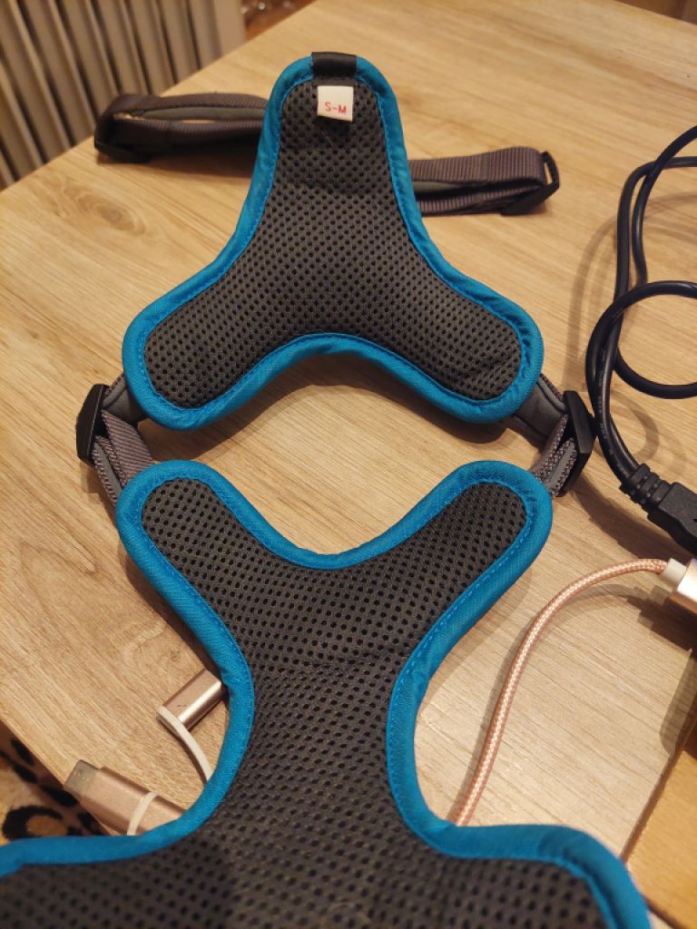 various dog clothes and accessories