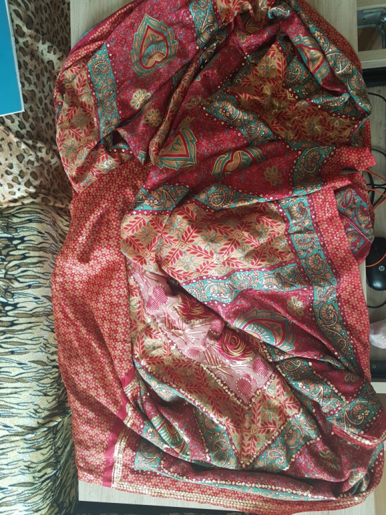 Various saris from Asian countries