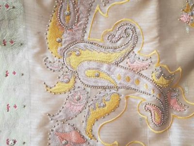 Various saris from Asian countries