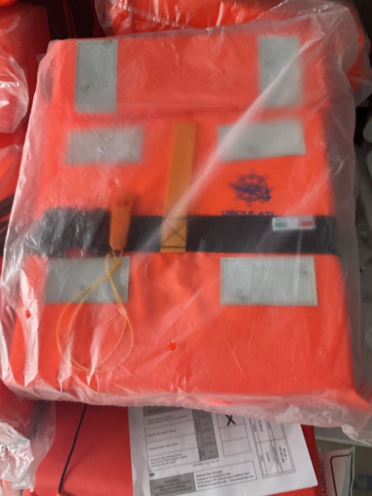 Various life jackets