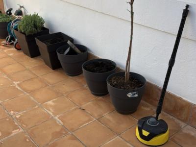 Verschiedene Terracotta Blumenkübel zu verkaufen