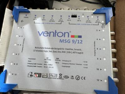 Verteilerverstärker für 2 Satelliten 12 Teilnehmer