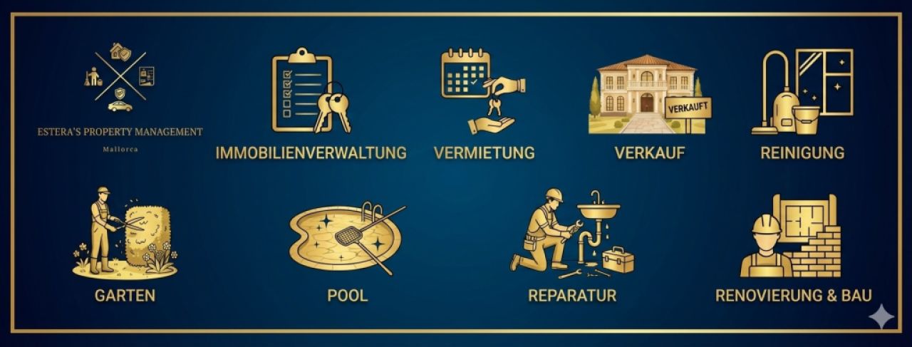 Verwaltung, Vermietung & Verkauf - Reparatur, Renovierung & Bau ihrer Mallorca Immobilie