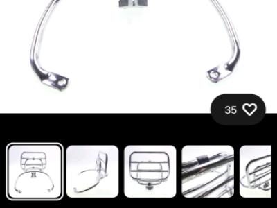 Vespa 300 GTS hintere Gepäckträger