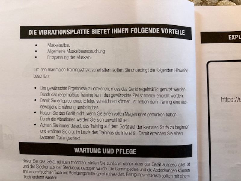 Vibrationsplatte neuwertig