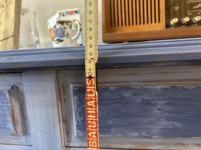 Vintage sideboard in aged blue