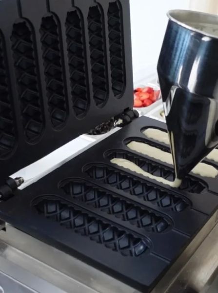 Waffelstation mit Toppings für Veranstaltungen