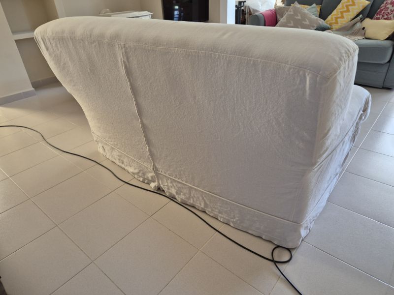 White 2-seater Sofa