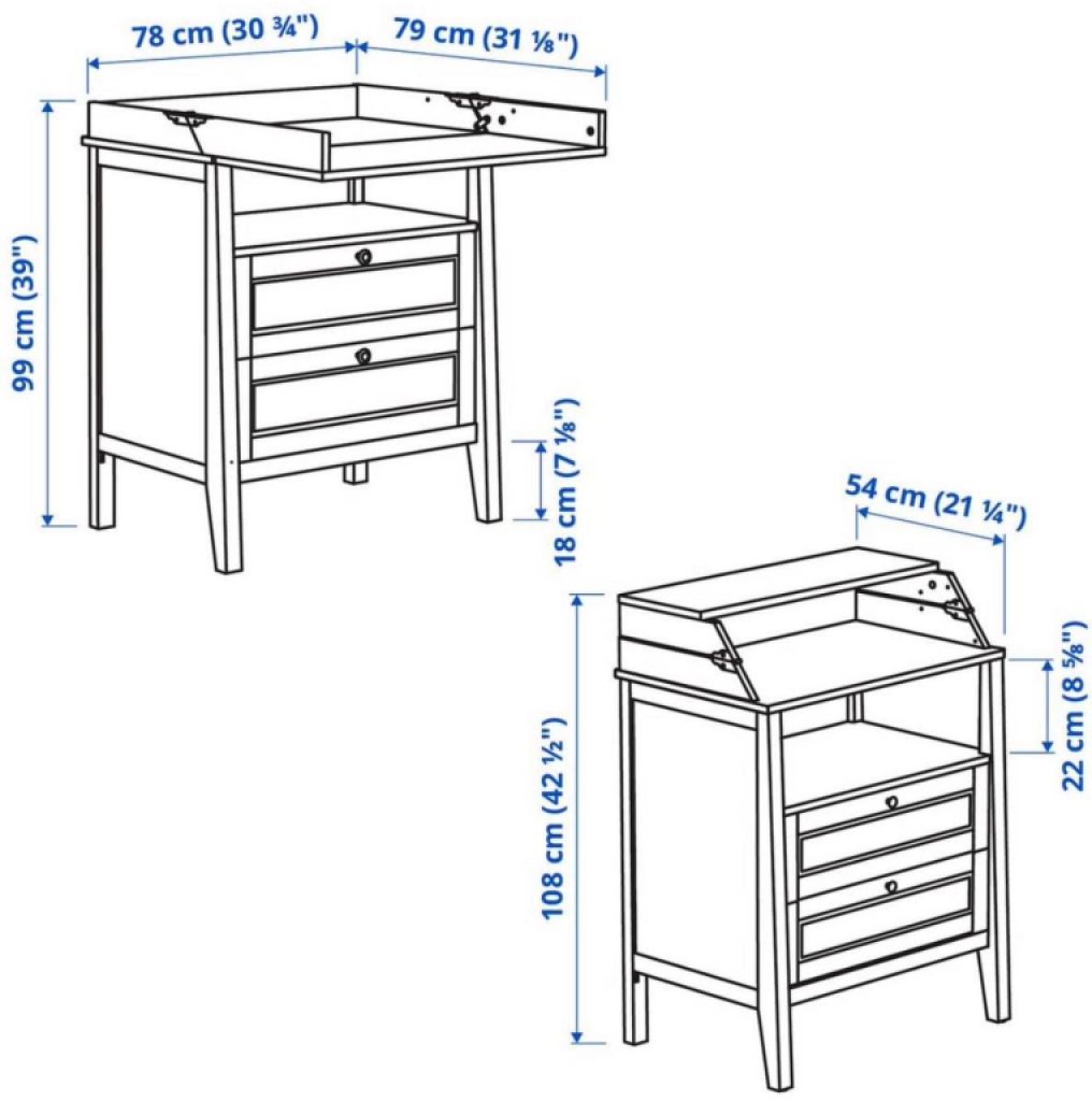 Ikea Sundvik changing table