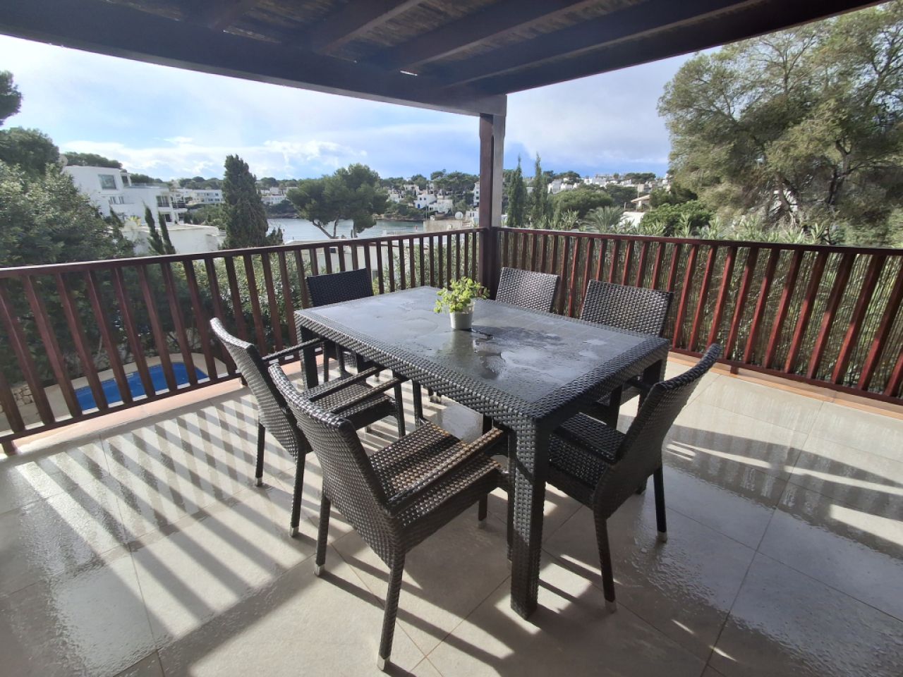 Winter: 2 Etagenchalet mit Ölzentralheizung, Garten und Pool in Cala Dor - Hafennähe -- CH 23 WT