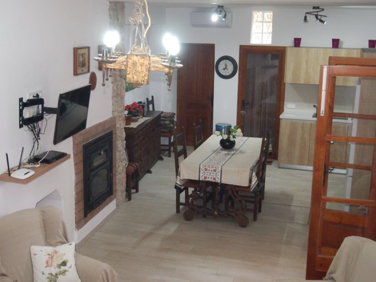 WINTER: 2 Etagenfinca mit Kamin und AC in waldiger Lage bei Sencelles --- F 09 WT