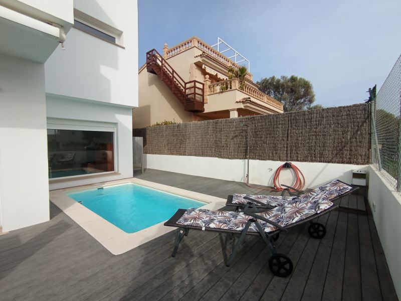 Winter 26 / 27: Parterrechalet mit AC, Pool und Terrassen in Sa Rapita-- CH 20 WT