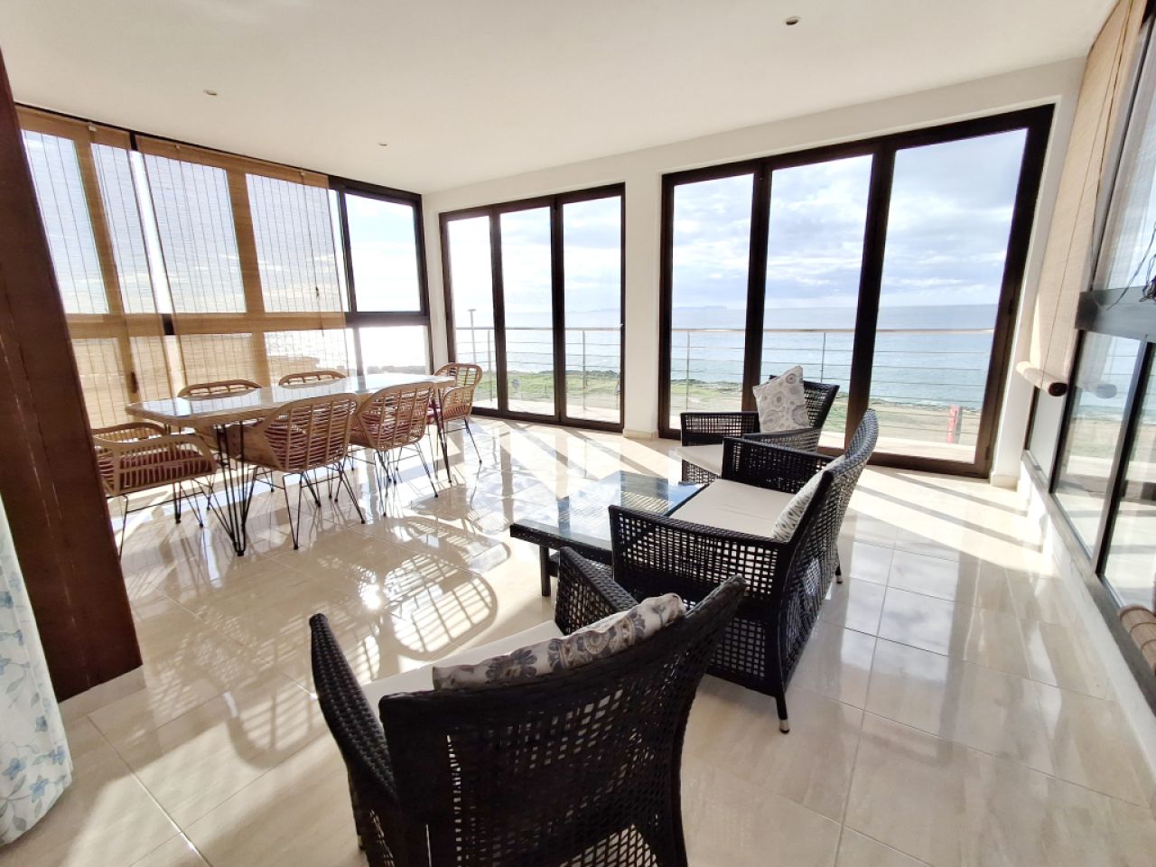 Winter 27 / 28: Helles Apartment mit AC in 1. Linie von Sa Rapita--- AP 03 WT