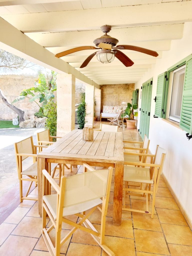 Winter: Ebenerdige Finca mit AC und Pool bei Campos - Es Trenc-- F 34 WT