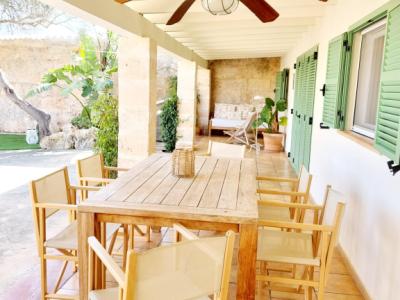 Winter: Ebenerdige Finca mit AC und Pool bei Campos - Es Trenc-- F 34 WT