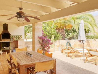 Winter: Ebenerdige Finca mit AC und Pool bei Campos - Es Trenc-- F 34 WT