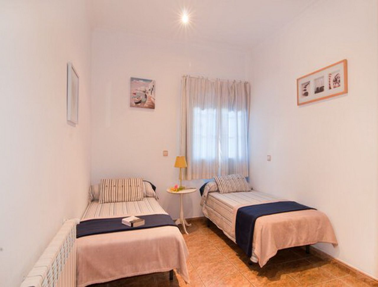 Winter: Ebenerdiges Chalet mit Ölzentralheizung und Garten in ruhiger Lage von Porto Colom  CH 27 WT