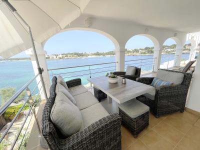 Winter: Elegantes Chalet mit Ölzentralheizung in 1. LInie der Küste von Portocolom --- CH 08 WT