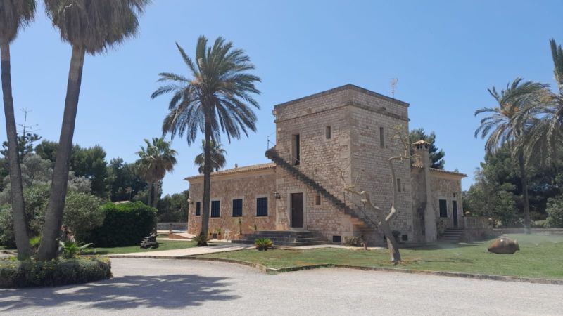 Winter: Grosse Finca mit traumhaftem Garten  bei Ses Salines -- F  63 WT