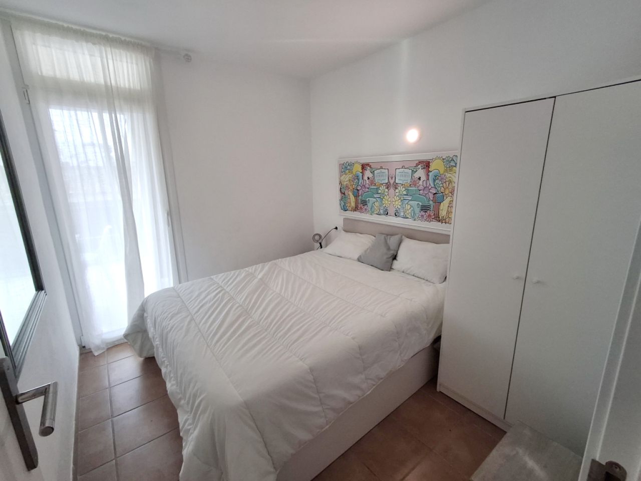 Winter: Modernes Apartment in 3 Etage mit Teilhafenmeerblick in Colonia St. Jordi -- AP 08 WT