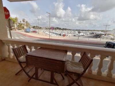 Winter: Ground-floor apartment in first line of the harbor of Colonia St Jordi -- AP 25 WT
