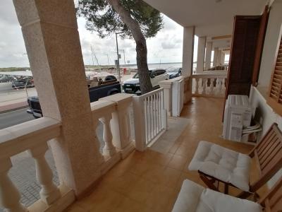 Winter: Parterreapartment in 1. Linie des Hafens von Colonia St JOrdi-- AP 25 WT