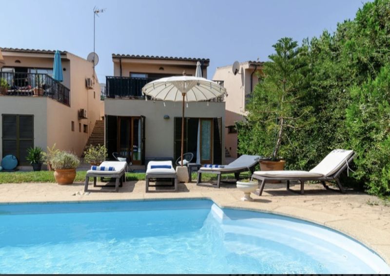 WINTER: Reihenhaus mit Gemeinschaftspool, Pellet und AC in Cala Mandia -- CH 26 WT