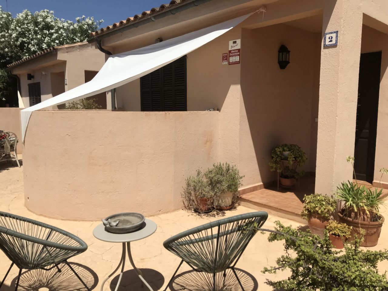 WINTER: Reihenhaus mit Gemeinschaftspool, Pellet und AC in Cala Mandia -- CH 26 WT