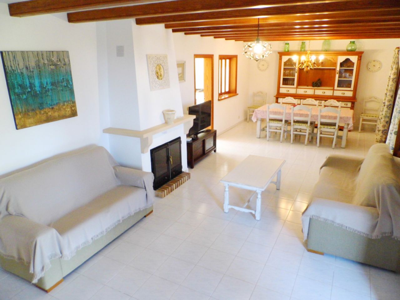 WInter: Preciosa finca con calefacción y vistas al mar en S Horta --- F 12 WT