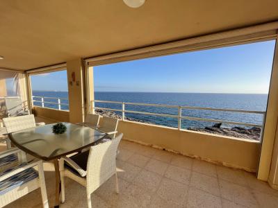 Winter: Sonniges Apartment mit Terrasse in 1. Linie von Sa Rapita -- AP 06 WT