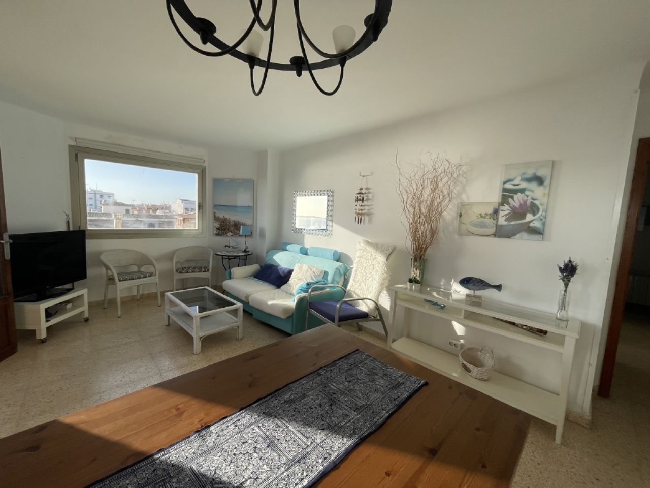 Winter: Sonniges Apartment mit Terrasse in 1. Linie von Sa Rapita -- AP 06 WT