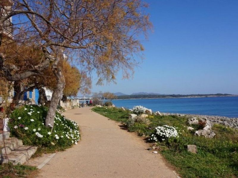 Wintersaison: Modernisiertes Apartment in 1. Line der Küste von  Cala Morlanda -- AP 09 WT