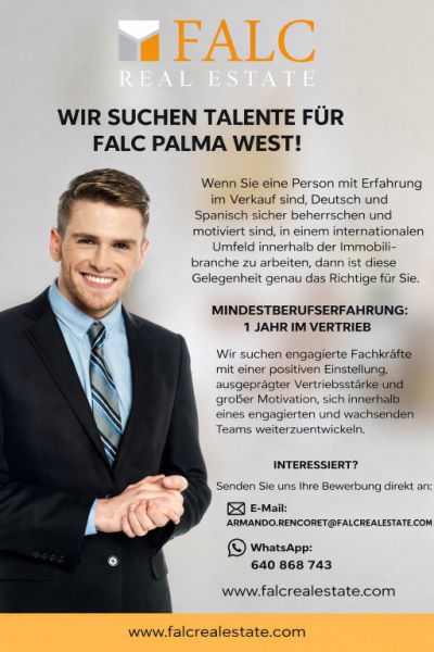 Wir Suchen  Talente Für FALC PALMA WEST!