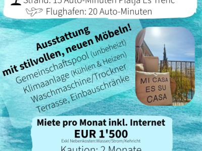 Furnished apartment - long-term rental in the south in CAMPOS from December 2025!