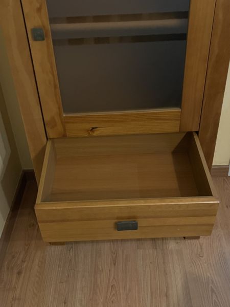 Wohnzimmer Möbel Set Massiv Holz TV-Board