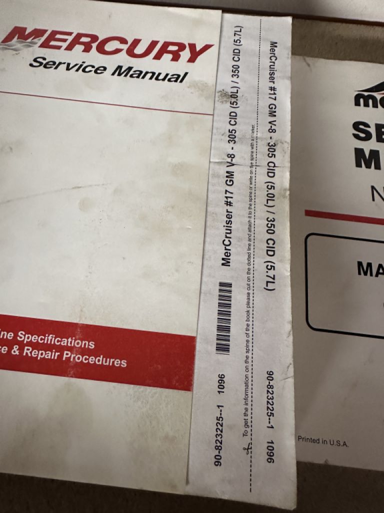 Workshop Manual Mercruiser/Volvo Penta