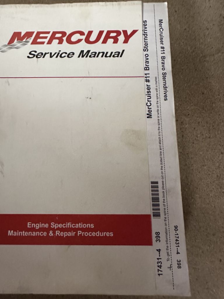 Workshop Manual Mercruiser/Volvo Penta