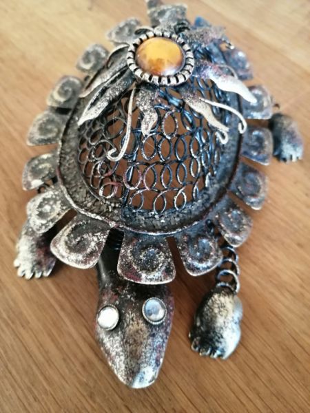 Beautiful figure in metal