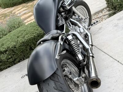 Beautiful Harley Dyna Custom | 1450cc Twin Cam | 230 rear-end conversion | Matt Black