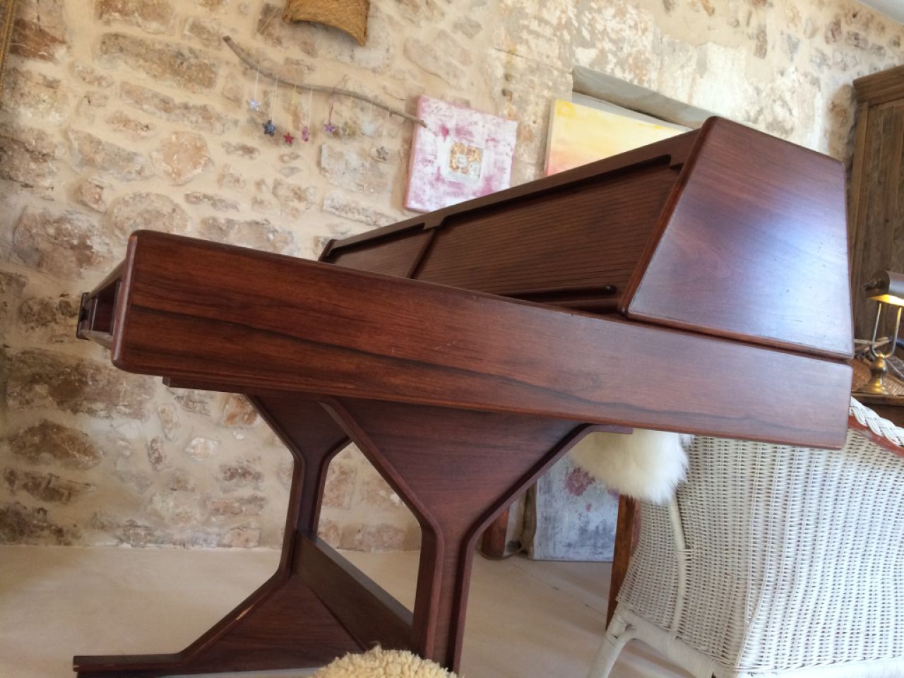 Wunderschöner alter Designer - Schreibtisch 50er 60er Jahre