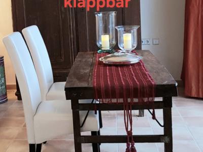 Wunderschöner alter Markttisch 150x70 massiv & klappbar