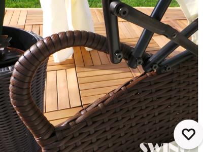 XXL Sonneninsel Lounge Gartenlounge Gartenliege Sitzgruppe Insel neu