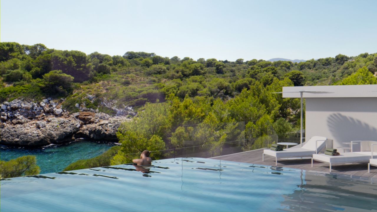 Zu verkaufen beeindruckendes Haus vor dem Meer von Cala Mendia
