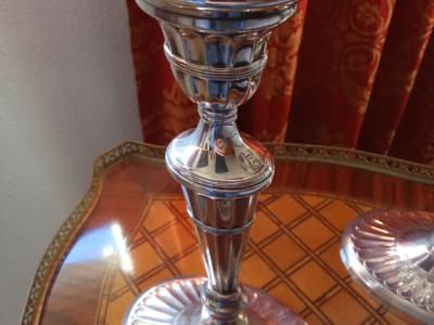 Two elegant candelabras in the English style - two showpieces for your table