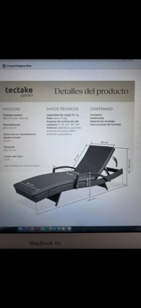 Zwei Sonnenliegen zu verkaufen