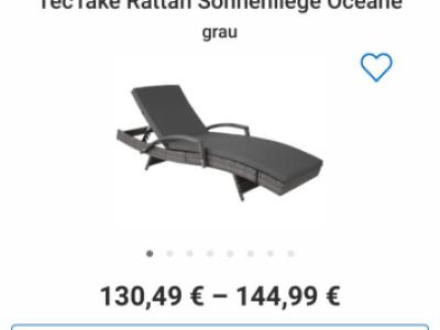 Zwei Sonnenliegen zu verkaufen