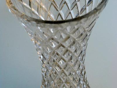 Two Vases, Flower Vases, Crystal