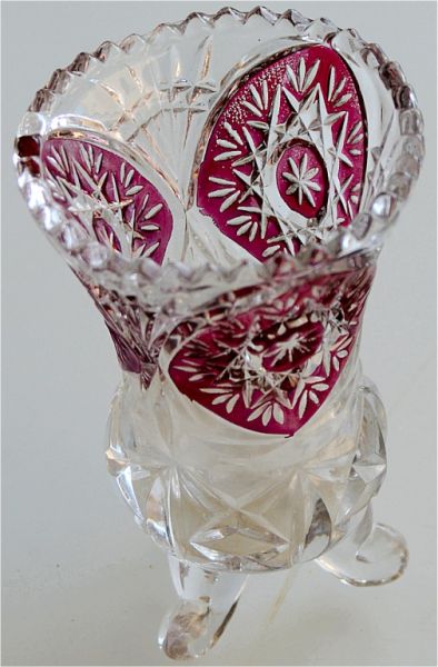 Two Vases, Flower Vases, Crystal
