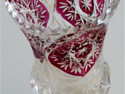 Two Vases, Flower Vases, Crystal